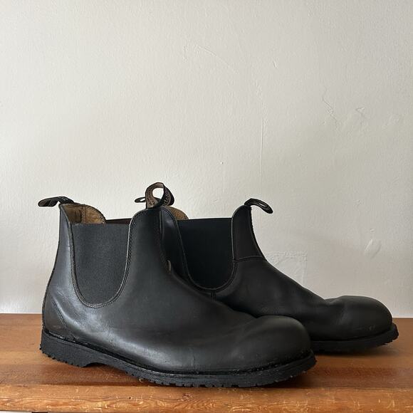 Men’s Blundstone #558 Chelsea Boots Black Leather Vibram Resole Size 13 US 14 main image 4